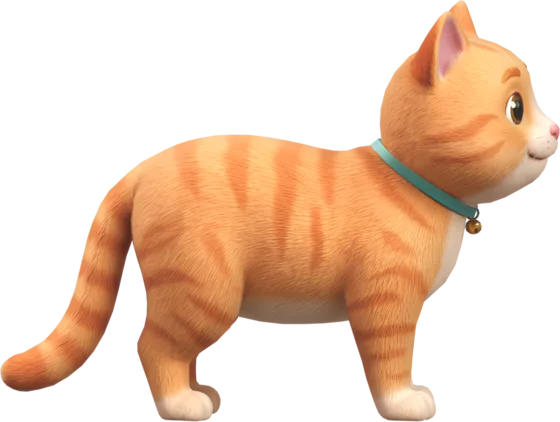 Orange tabby cat